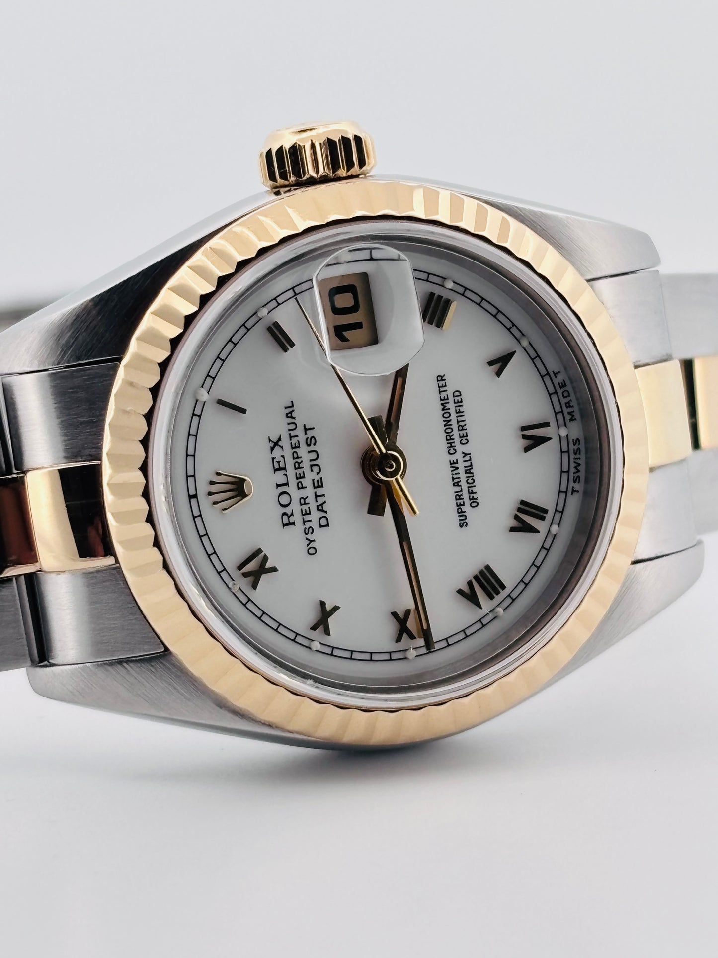 Rolex Lady-Datejust 26 White Roman Dial – Ref. 69173