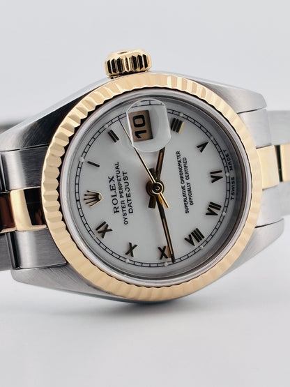 Rolex Lady-Datejust 26 White Roman Dial – Ref. 69173
