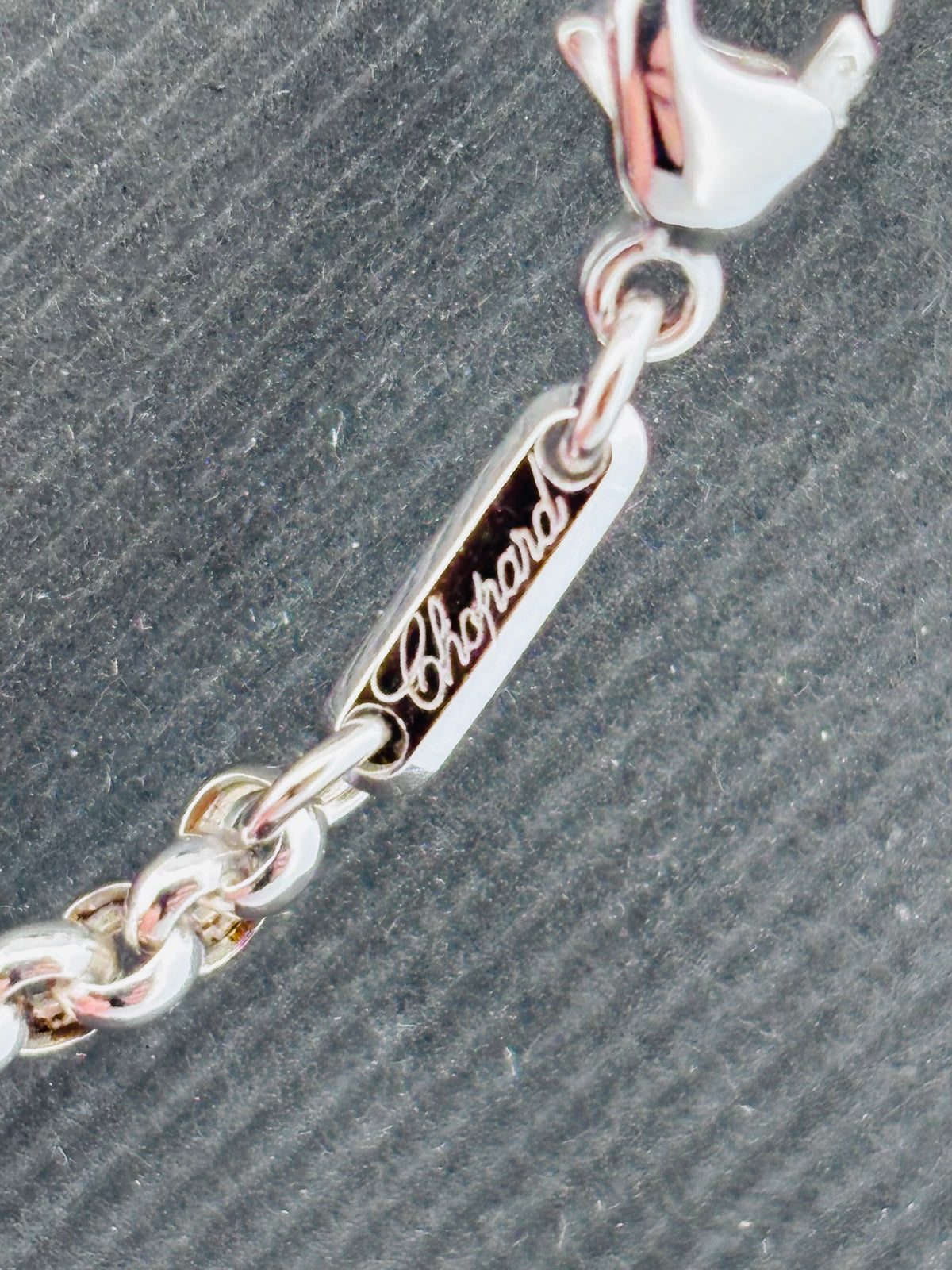 Chopard Chaîne Grande Maille en Or Blanc
