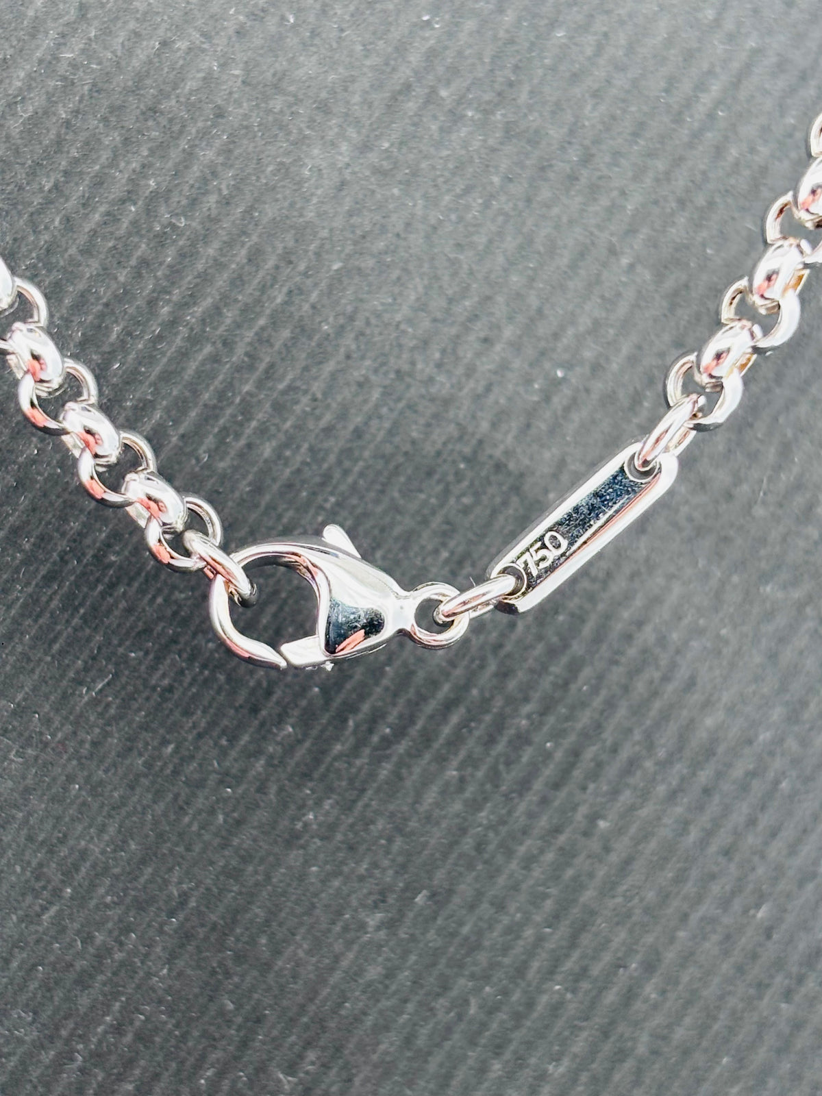Chopard Chaîne Grande Maille en Or Blanc