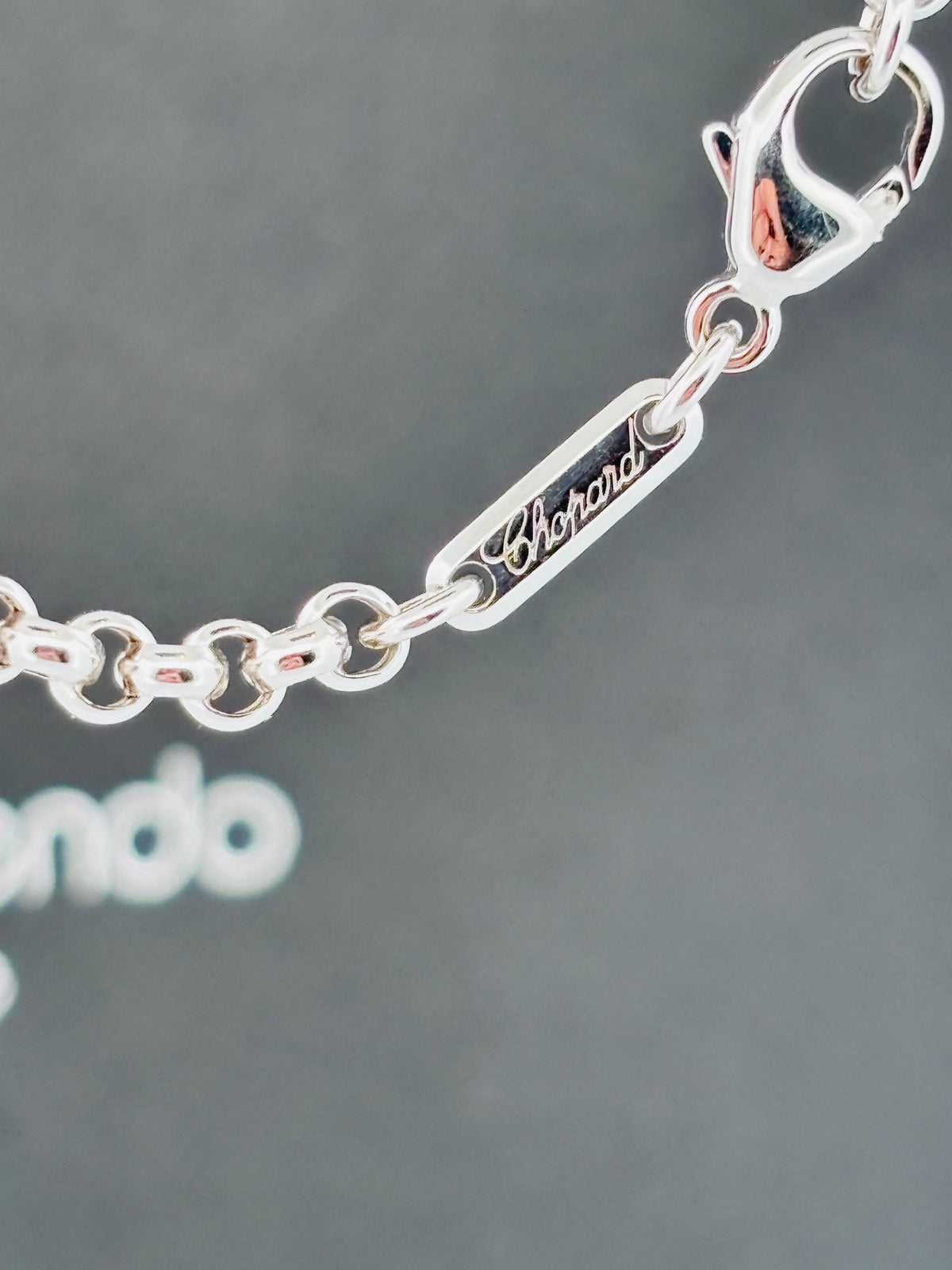 Chopard Chaîne Grande Maille en Or Blanc