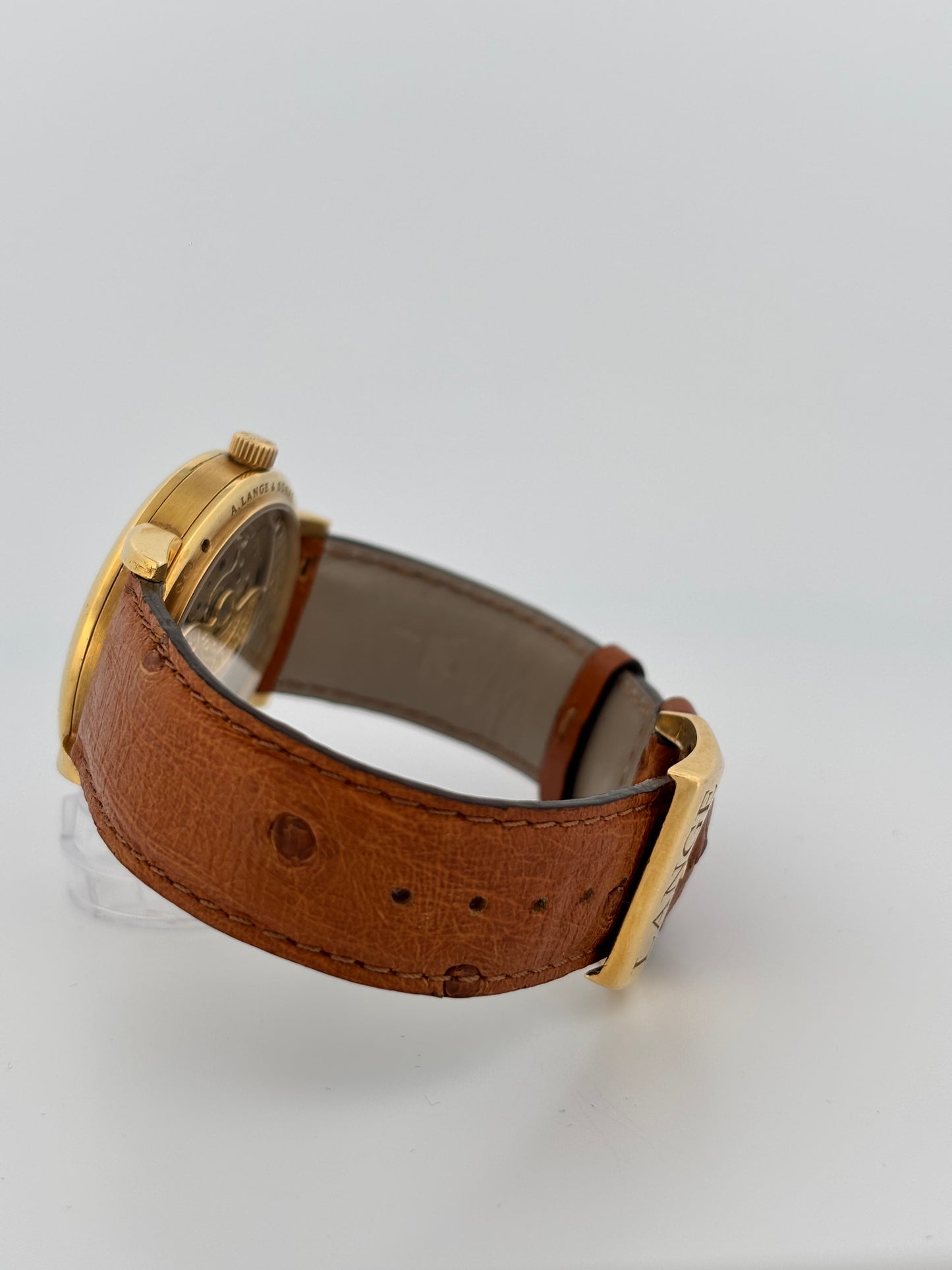 A. LANGE & SÖHNE | SAXONIA Automatik réf. 118.270 | Or jaune 18k | Cadran champagne