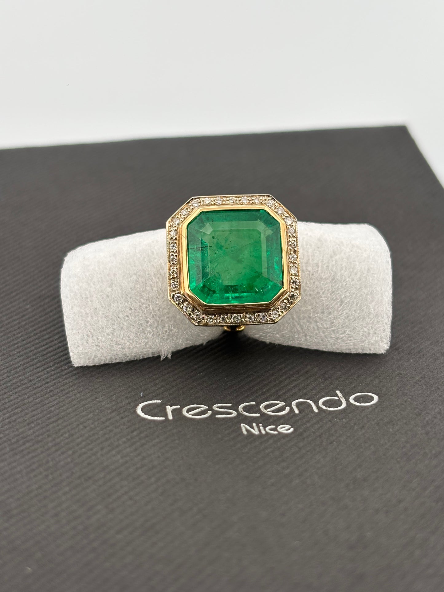 ÉMERAUDE | Colombie | 12 carats | Vert Vif | Taille Carrée