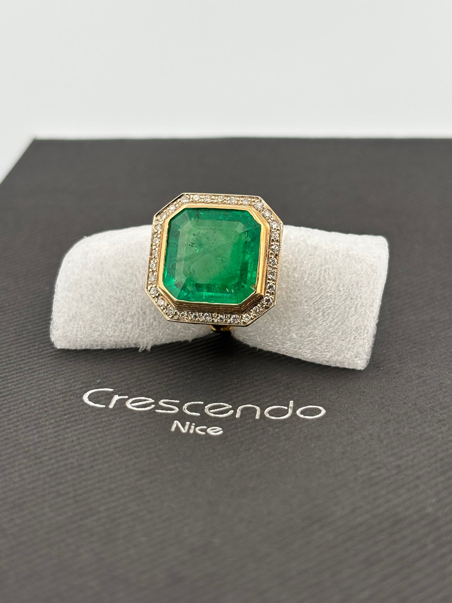 ÉMERAUDE | Colombie | 12 carats | Vert Vif | Taille Carrée