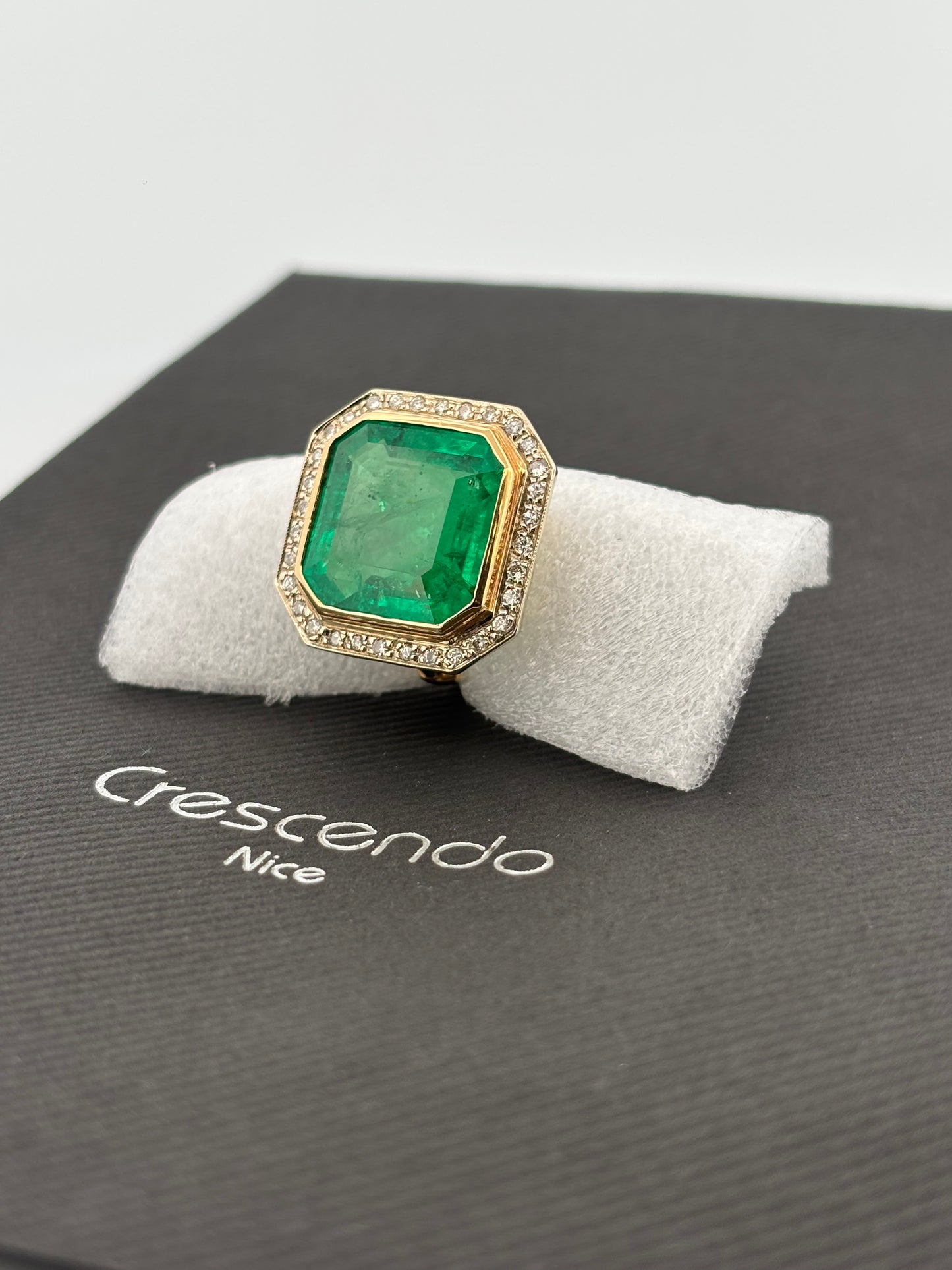 ÉMERAUDE | Colombie | 12 carats | Vert Vif | Taille Carrée