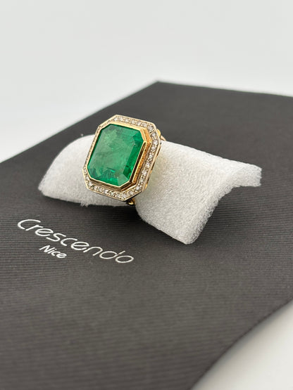 ÉMERAUDE | Colombie | 12 carats | Vert Vif | Taille Carrée