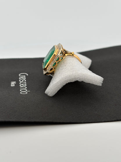 ÉMERAUDE | Colombie | 12 carats | Vert Vif | Taille Carrée