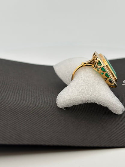 ÉMERAUDE | Colombie | 12 carats | Vert Vif | Taille Carrée