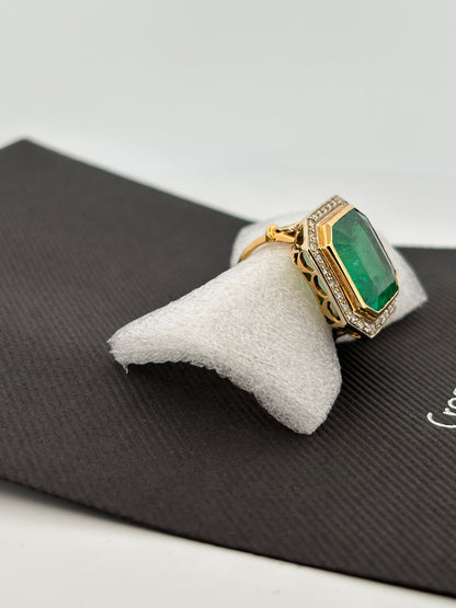 ÉMERAUDE | Colombie | 12 carats | Vert Vif | Taille Carrée