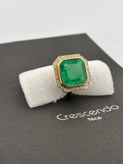 ÉMERAUDE | Colombie | 12 carats | Vert Vif | Taille Carrée