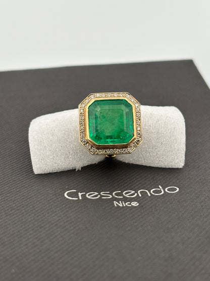 ÉMERAUDE | Colombie | 12 carats | Vert Vif | Taille Carrée