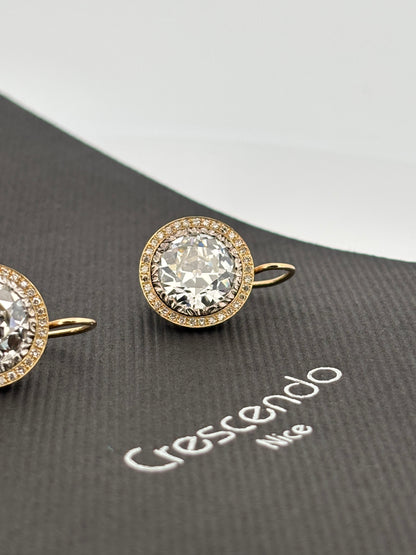BUCCELLATI | Boucles d’oreilles | Or rose 18k & Diamants VVS2 | 10,00 ct