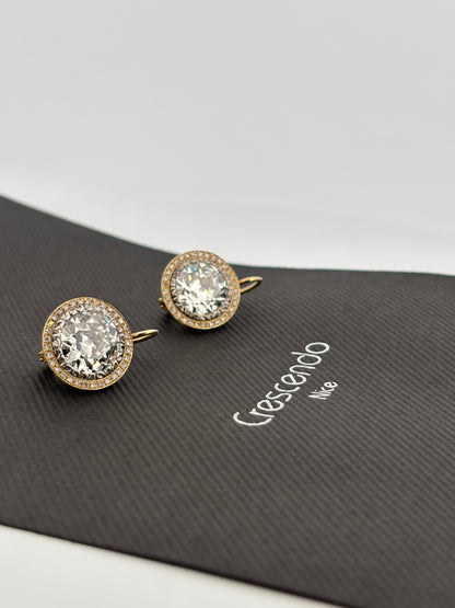 BUCCELLATI | Boucles d’oreilles | Or rose 18k & Diamants VVS2 | 10,00 ct