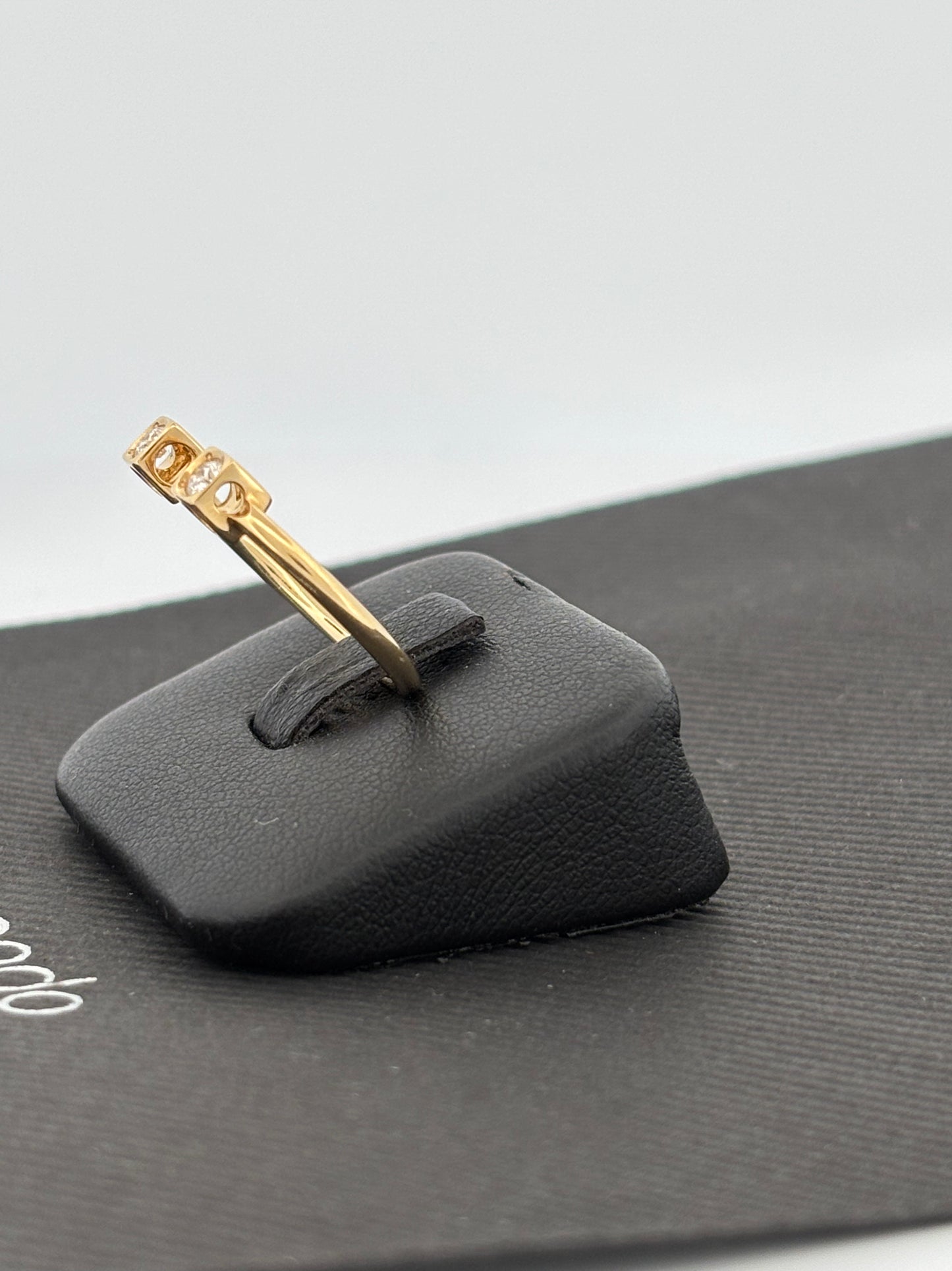 DINH VAN | Bague “Seventies” | Or jaune 18K & Diamants | 2,2 g