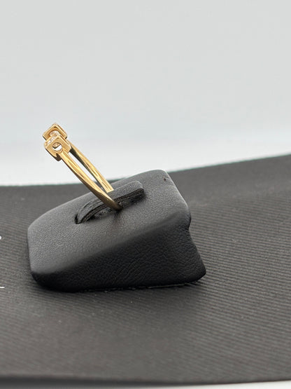 DINH VAN | Bague “Seventies” | Or jaune 18K & Diamants | 2,2 g