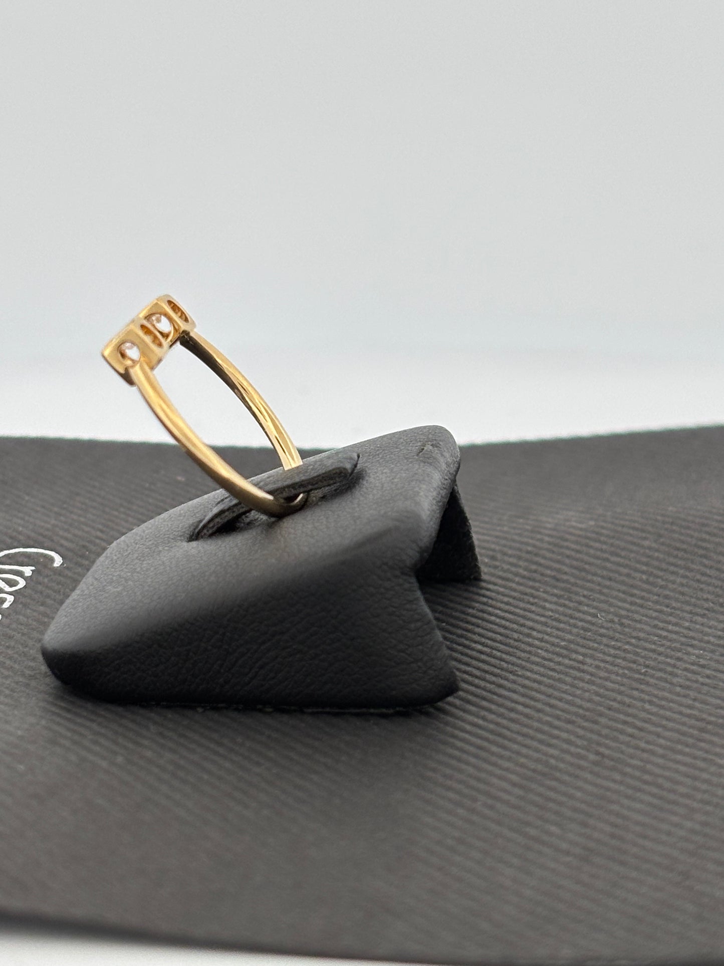 DINH VAN | Bague “Seventies” | Or jaune 18K & Diamants | 2,2 g