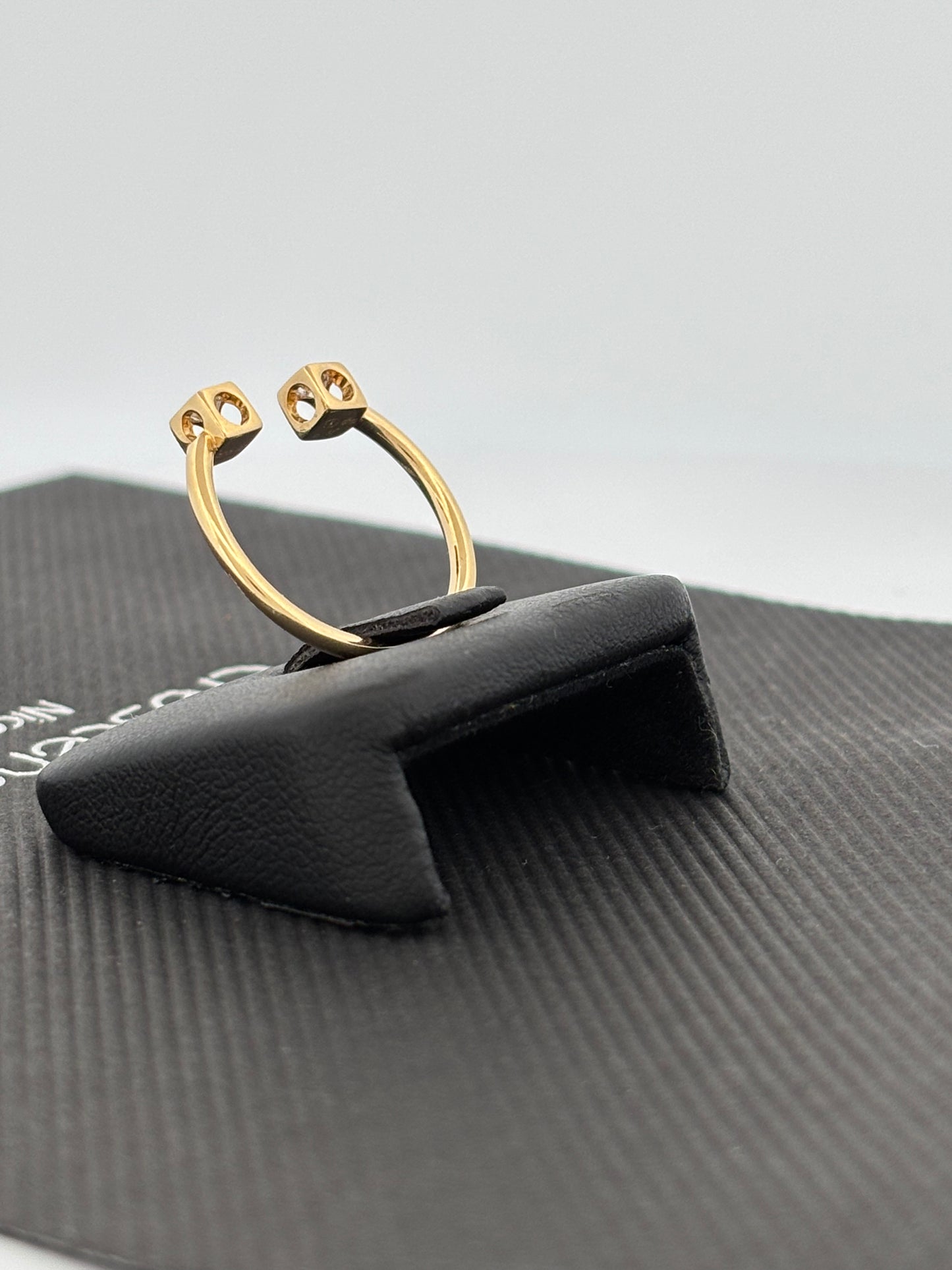 DINH VAN | Bague “Seventies” | Or jaune 18K & Diamants | 2,2 g