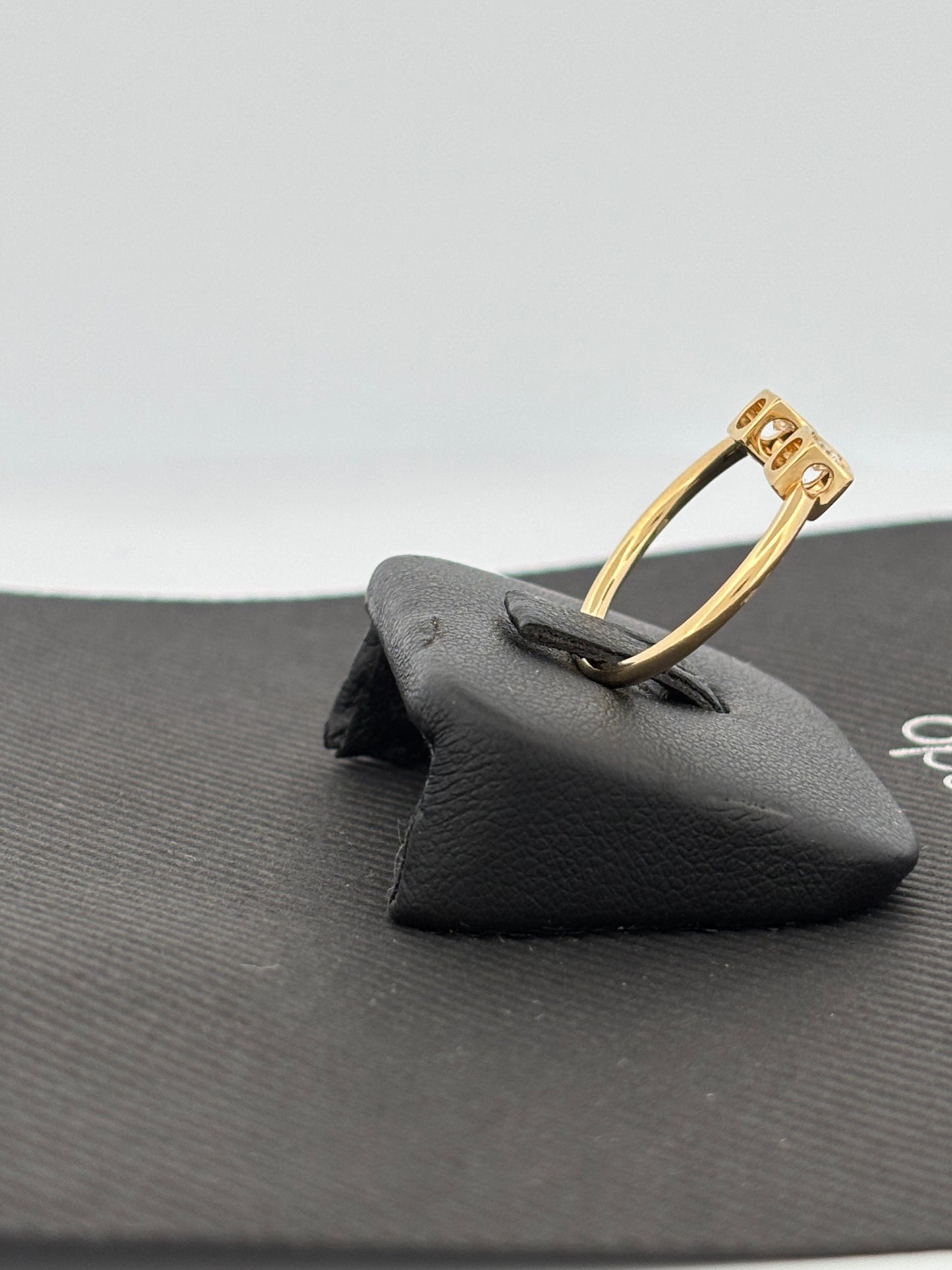 DINH VAN | Bague “Seventies” | Or jaune 18K & Diamants | 2,2 g