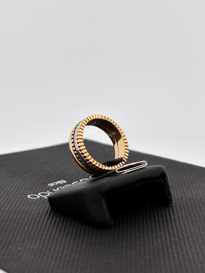 BOUCHERON | Quatre Classique Small | Or jaune, blanc & rose 18k | Taille 55 | 8,3 g