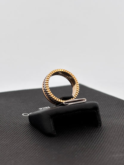 BOUCHERON | Quatre Classique Small | Or jaune, blanc & rose 18k | Taille 55 | 8,3 g