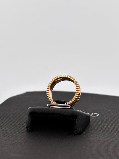 BOUCHERON | Quatre Classique Small | Or jaune, blanc & rose 18k | Taille 55 | 8,3 g