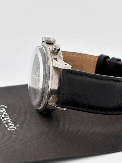 Chronographe | Suisse | Acier | Mécanique Manuel | Triple Calendrier | Circa 1950