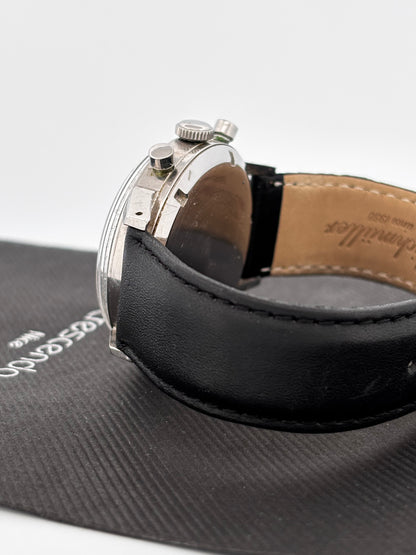 Chronographe | Suisse | Acier | Mécanique Manuel | Triple Calendrier | Circa 1950