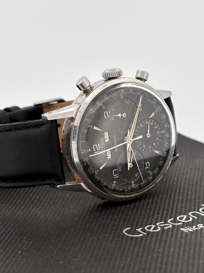Chronographe | Suisse | Acier | Mécanique Manuel | Triple Calendrier | Circa 1950