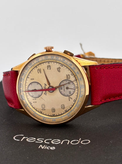BRK GOLD 18K | Chronographe Suisse | Cadran Champagne