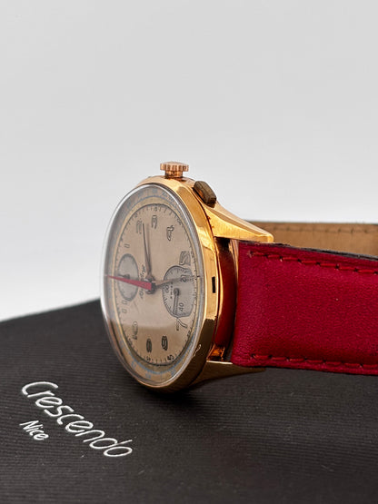BRK GOLD 18K | Chronographe Suisse | Cadran Champagne