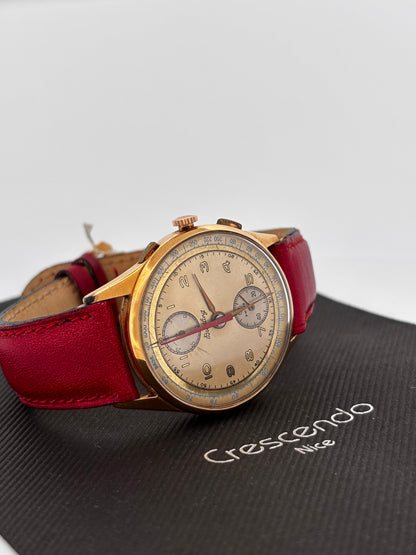 BRK GOLD 18K | Chronographe Suisse | Cadran Champagne