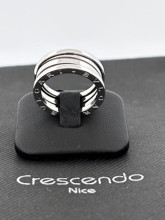 BVLGARI | Bague B.Zero1 | Or blanc 18k | Taille 56 | 10,4 g