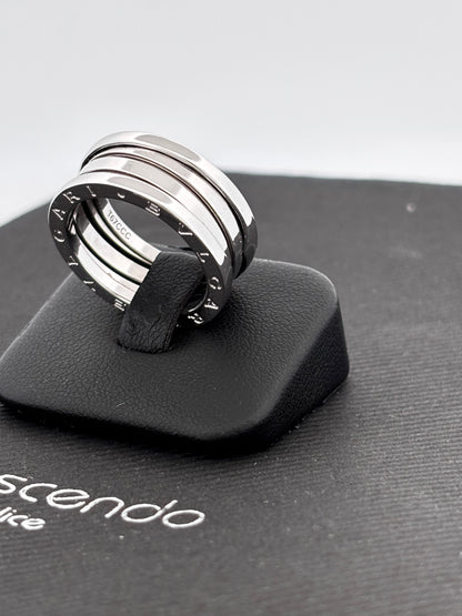 BVLGARI | Bague B.Zero1 | Or blanc 18k | Taille 56 | 10,4 g