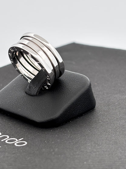 BVLGARI | Bague B.Zero1 | Or blanc 18k | Taille 56 | 10,4 g
