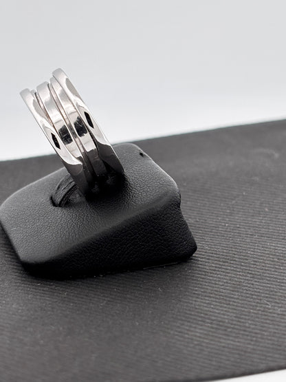 BVLGARI | Bague B.Zero1 | Or blanc 18k | Taille 56 | 10,4 g