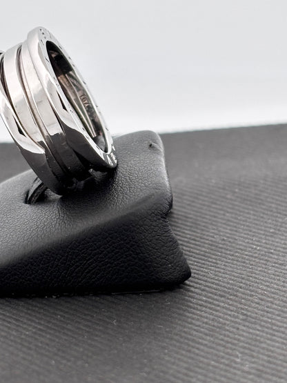 BVLGARI | Bague B.Zero1 | Or blanc 18k | Taille 56 | 10,4 g