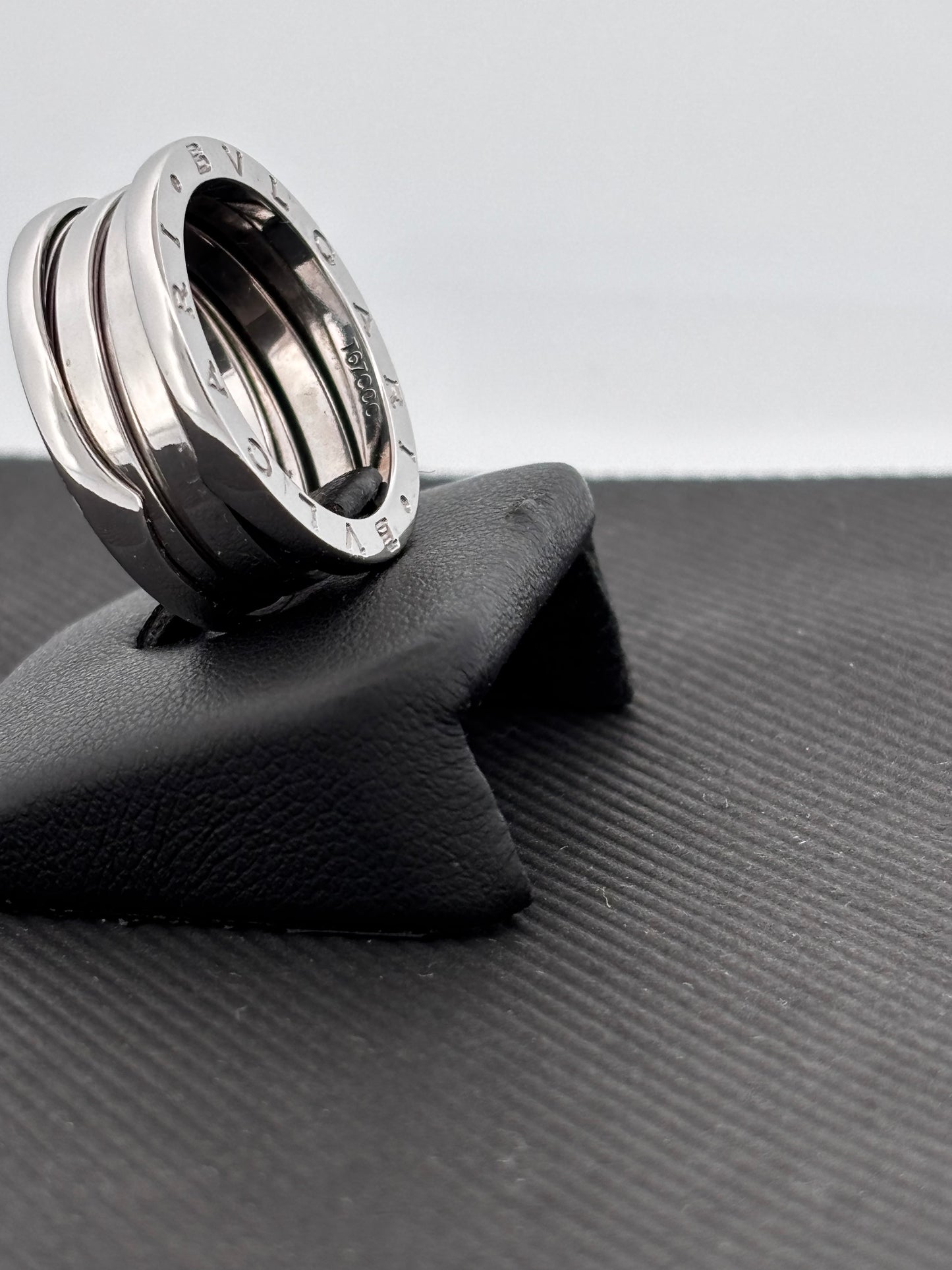 BVLGARI | Bague B.Zero1 | Or blanc 18k | Taille 56 | 10,4 g