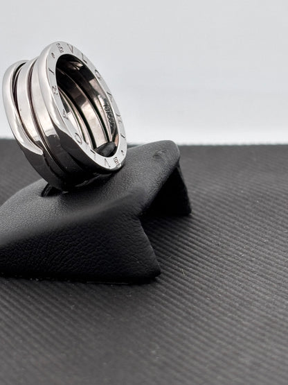 BVLGARI | Bague B.Zero1 | Or blanc 18k | Taille 56 | 10,4 g
