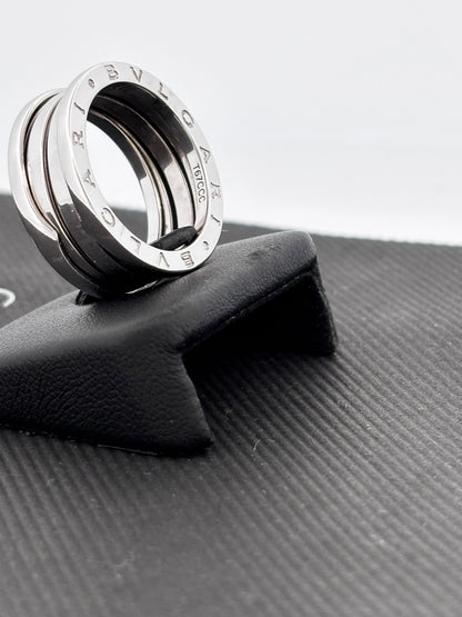 BVLGARI | Bague B.Zero1 | Or blanc 18k | Taille 56 | 10,4 g