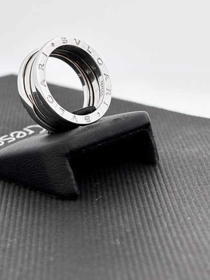 BVLGARI | Bague B.Zero1 | Or blanc 18k | Taille 56 | 10,4 g