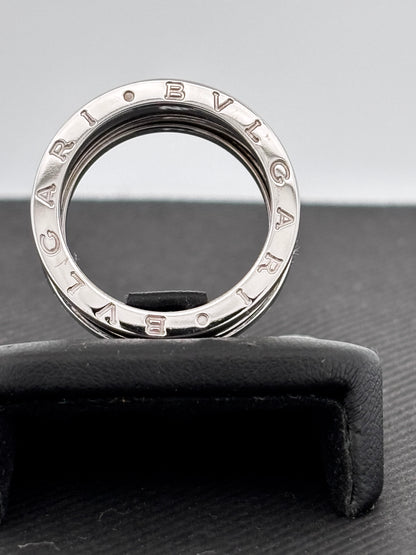 BVLGARI | Bague B.Zero1 | Or blanc 18k | Taille 56 | 10,4 g