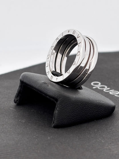 BVLGARI | Bague B.Zero1 | Or blanc 18k | Taille 56 | 10,4 g