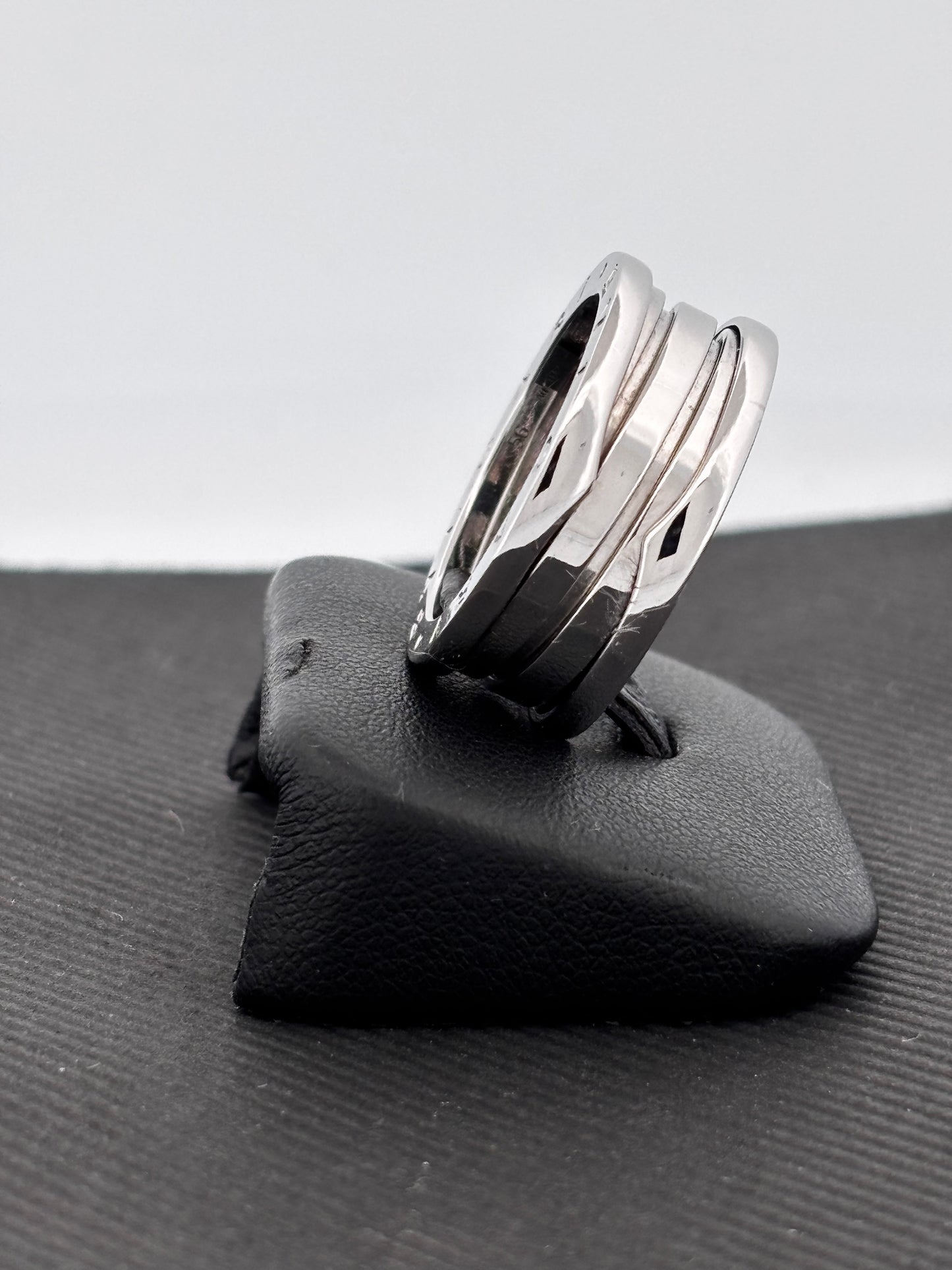 BVLGARI | Bague B.Zero1 | Or blanc 18k | Taille 56 | 10,4 g