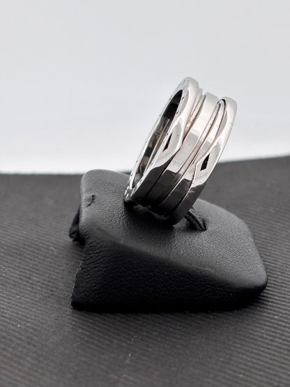 BVLGARI | Bague B.Zero1 | Or blanc 18k | Taille 56 | 10,4 g