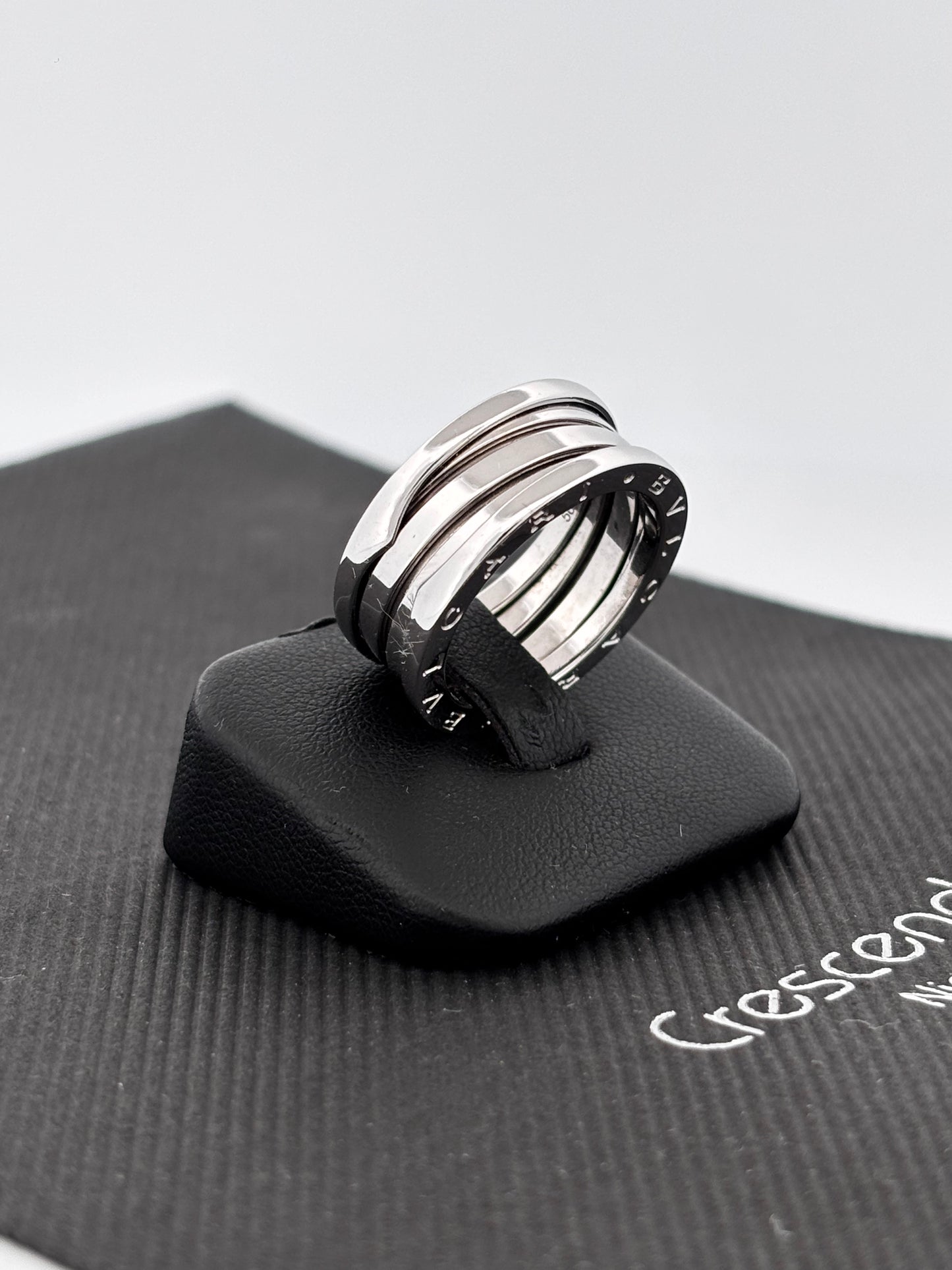 BVLGARI | Bague B.Zero1 | Or blanc 18k | Taille 56 | 10,4 g
