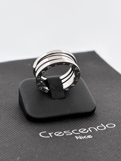 BVLGARI | Bague B.Zero1 | Or blanc 18k | Taille 56 | 10,4 g