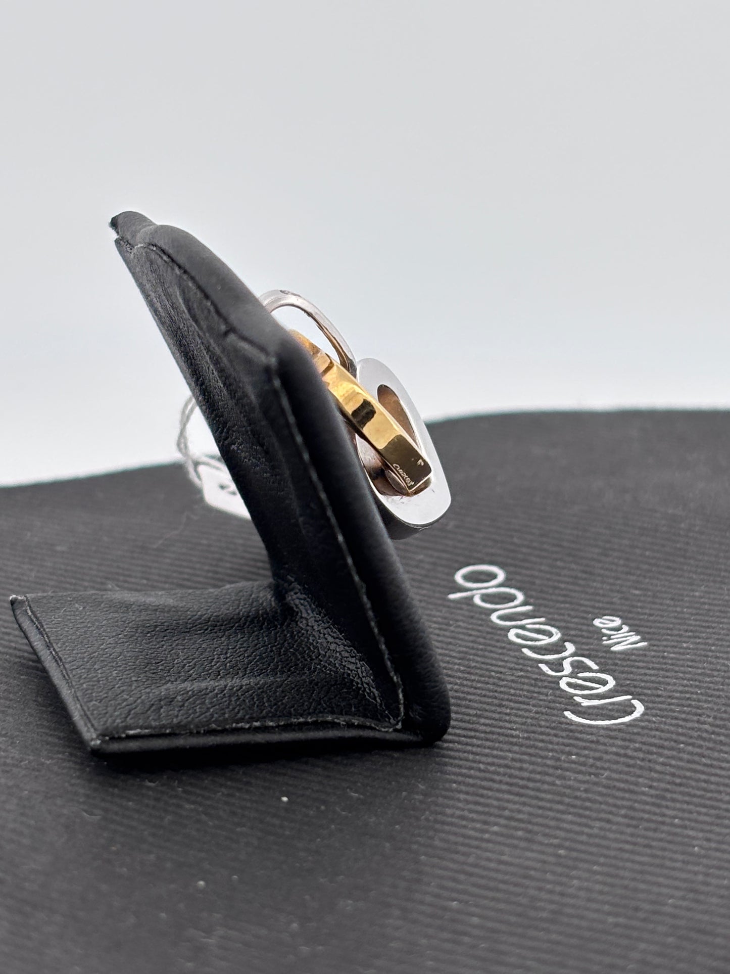 Double coeur jaune blanc