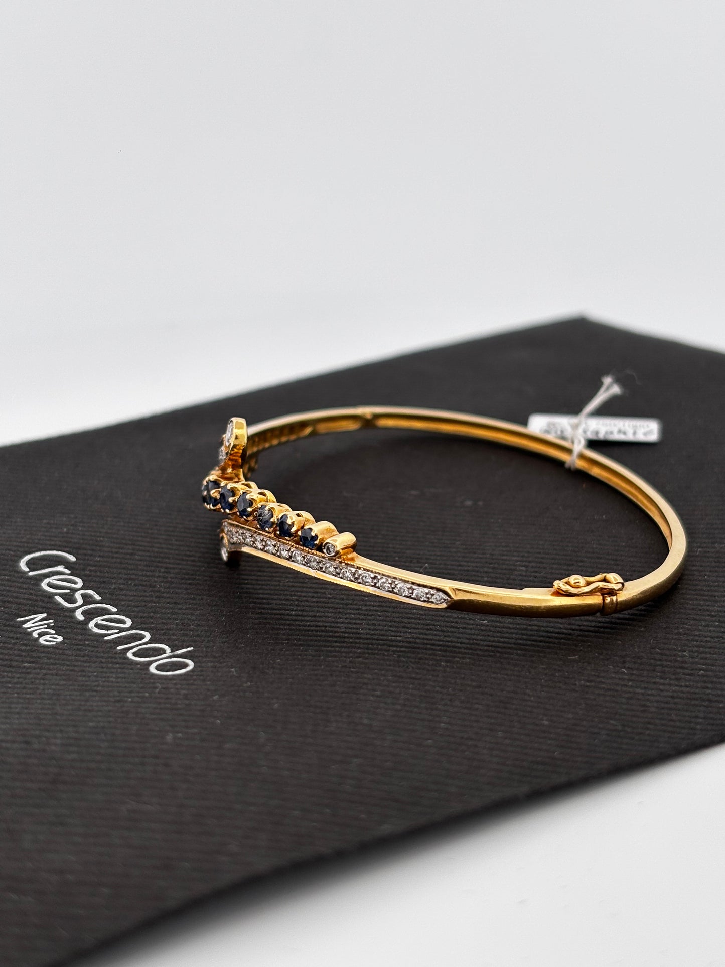 Bracelet saphir diam gold