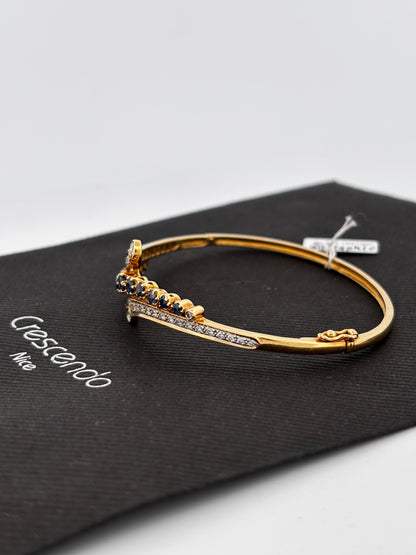 Bracelet saphir diam gold