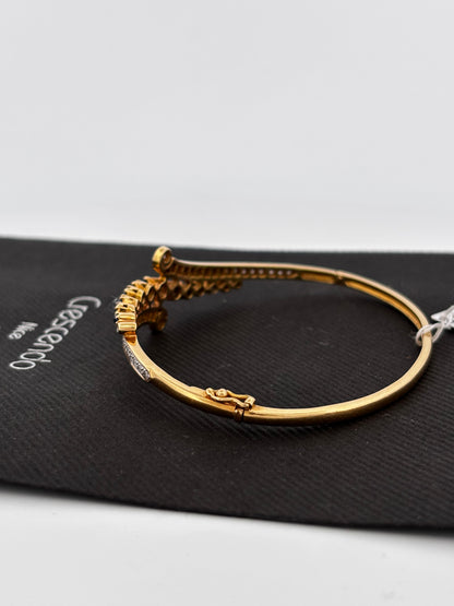 Bracelet saphir diam gold